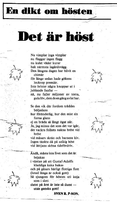 hösten